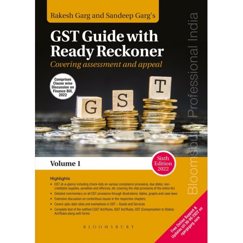Bloomsbury's GST Guide with Ready Reckoner 2022 [2 Vols] by Rakesh Garg & Sandeep Garg 